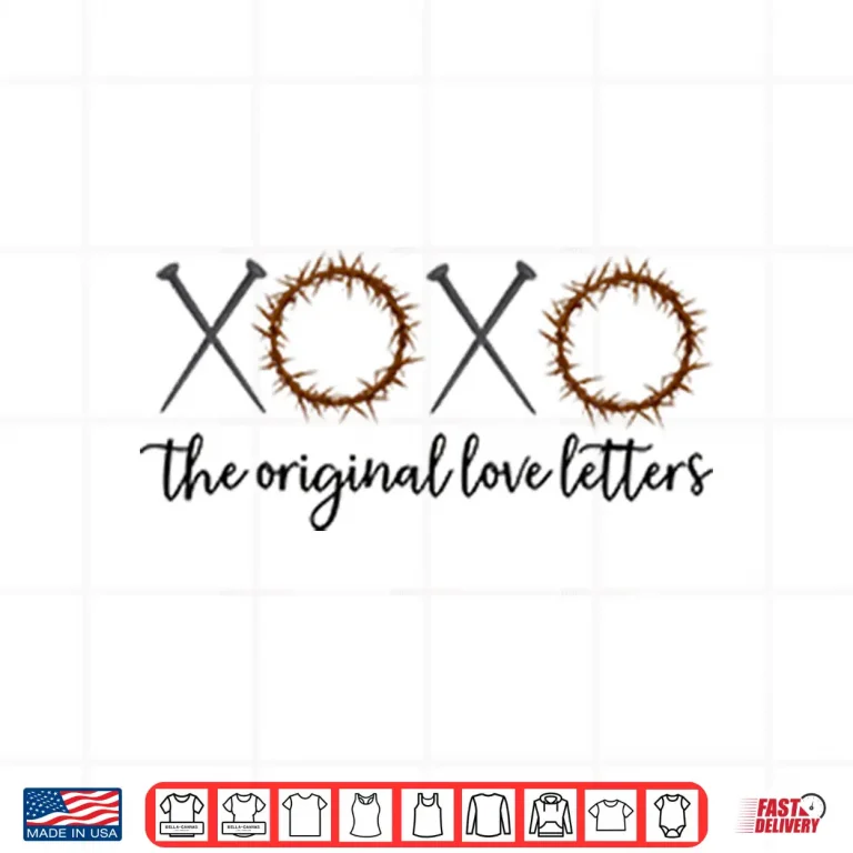 Design XOXO The Original Love Letters Shirt 1