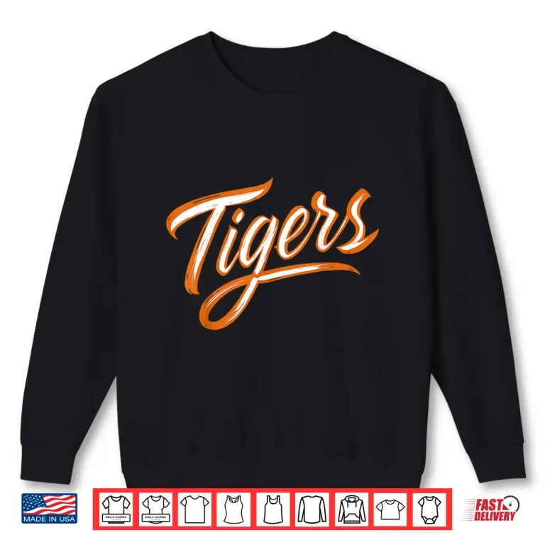 Sweatshirt Graphic Tigers Last Name Style Classic Shirt 4