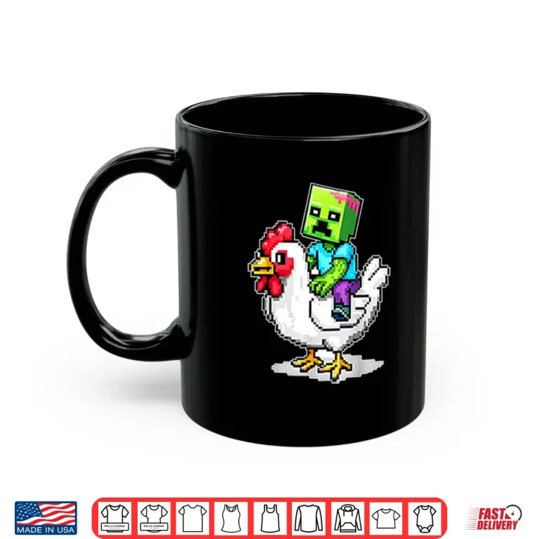 Mug Minecraft Zombie Chicken Jockey Shirt