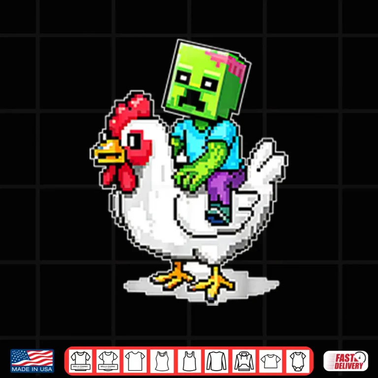 Design Minecraft Zombie Chicken Jockey Shirt