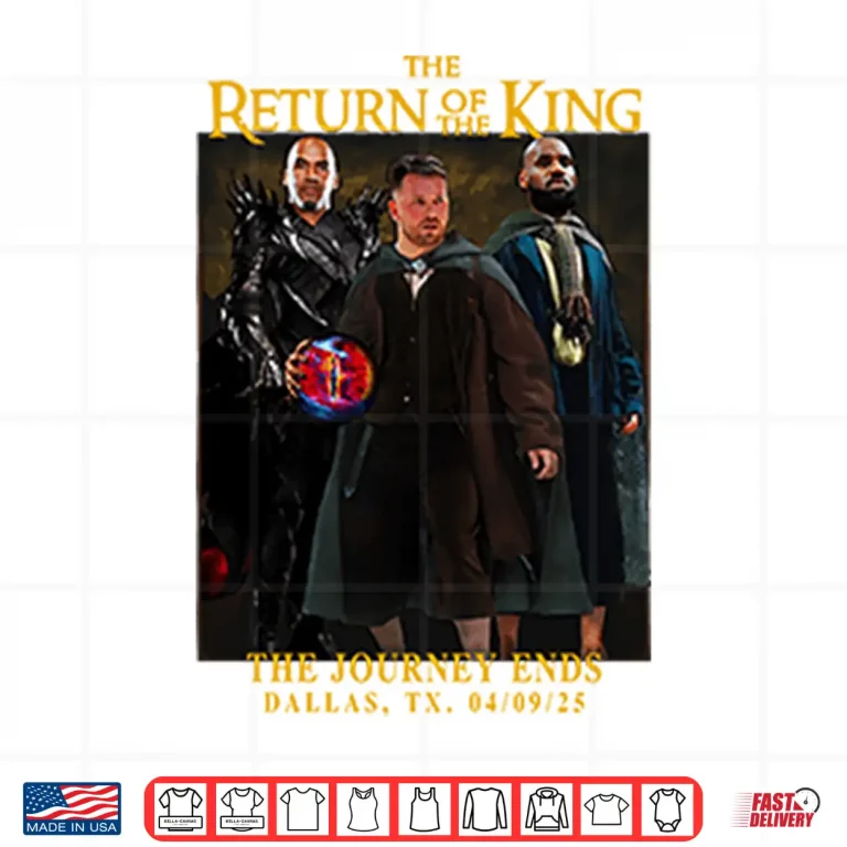 Design The Return Of The King The Journey Ends Dallas Shirt
