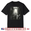 Funny Cat Taking Selfie Ufo Easter Bunny Shirt