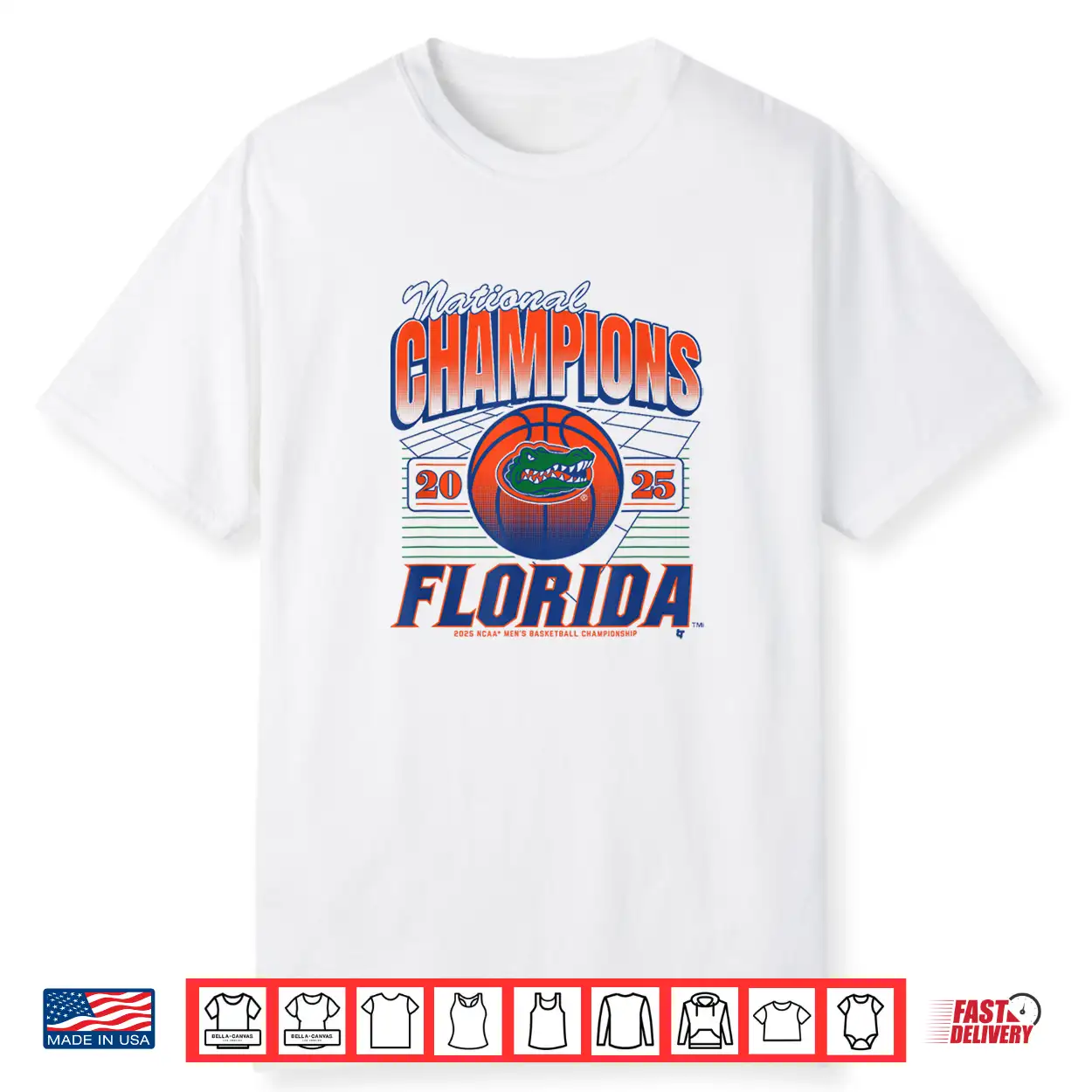Florida Gators Basketball 2025 Ncaa Champions Grid Shirt Florida Gators Basketball 2025 Ncaa Champions Grid Shirt