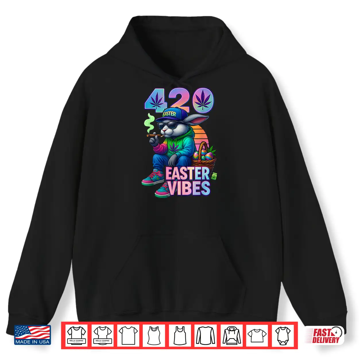 Funny 420 Easter Bunny Design Shirt Funny 420 Easter Bunny Design Shirt