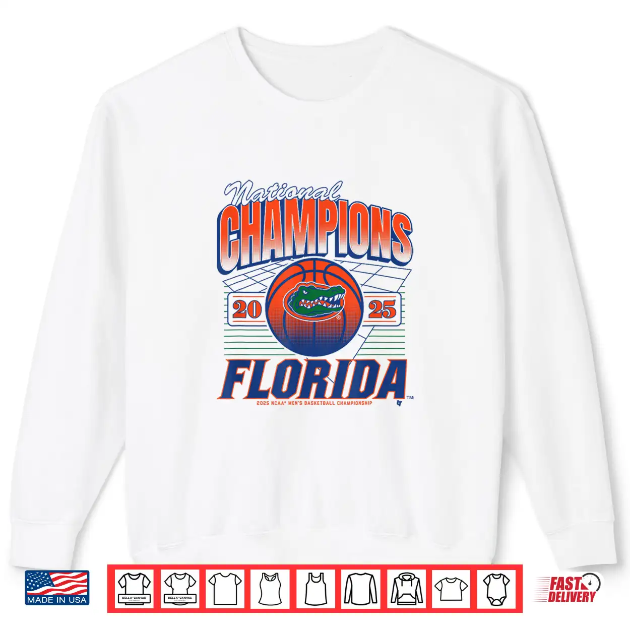 Florida Gators Basketball 2025 Ncaa Champions Grid Shirt Florida Gators Basketball 2025 Ncaa Champions Grid Shirt