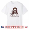 Funny I’M Telling Dad Retro Religious Christian Jesus Shirt