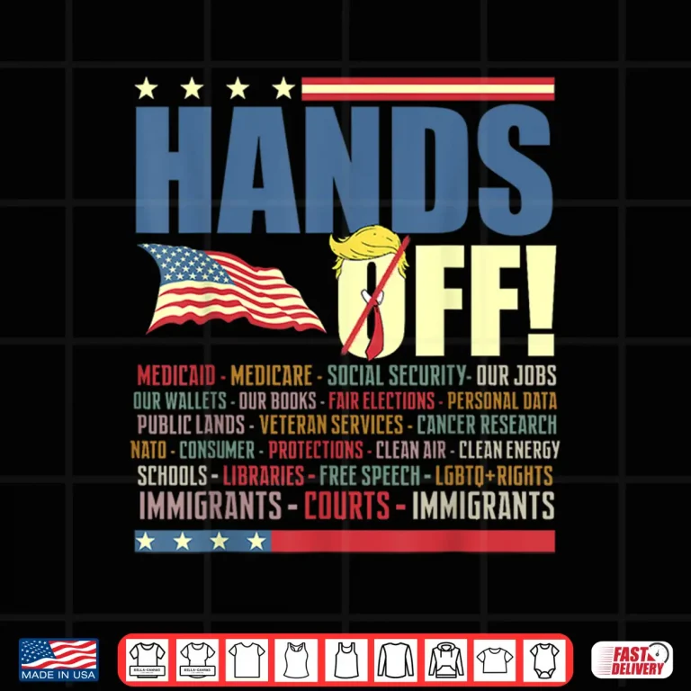 Design Resist Hands Off Protest Anti Trump Shirt 1
