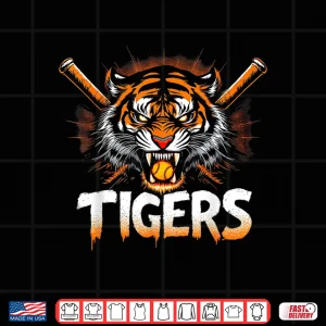 Design Distressed Tigers Classic Game Day Shirt