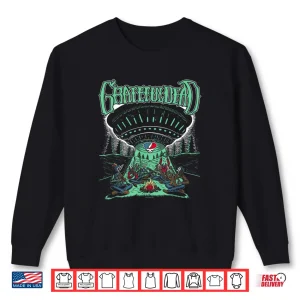 Sweatshirt Grateful Dead Skeletons and Aliens Camping Band Shirt