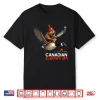 Retro We Are Canadian Elbows Up Angry Beaver Flying Goose Shirt