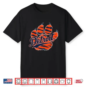 Vintage Detroit Name Throwback Retro Styles Animal Shirt