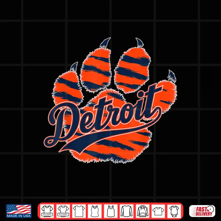 Design Vintage Detroit Name Throwback Retro Styles Animal Shirt