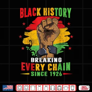 Design Black History Month Celebrate Black Freedom Day Men Women Shirt 1