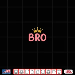 Design Brother Of The Birthday For Girl 1St Birthday Princess Girl Shirt 1