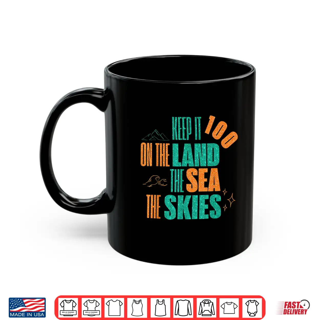 Funny Keep It 100 On The Land The Seas The Skies Shirt Funny Keep It 100 On The Land The Seas The Skies Shirt