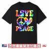 Valentine’S Day Love Peace Heart Tie Dye Couple Shirt