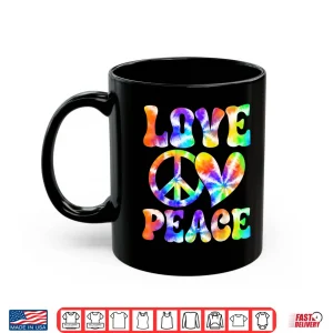 Mug ValentineS Day Love Peace Heart Tie Dye Couple Shirt 1