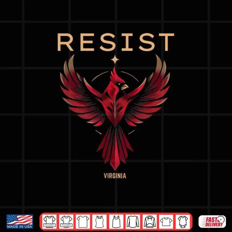 Design Virginia Resist 2026 Symbol Of Rebel Alliance Red Cardinal Shirt 1
