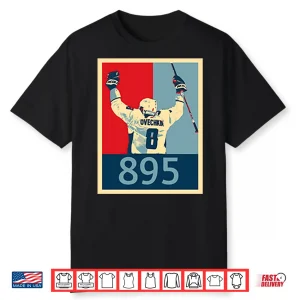 Alexander Ovechkin 895 Goals Record Hockey Shirt