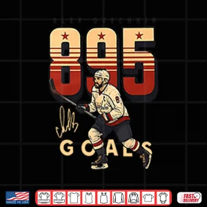 Design Alex Ovechkin 895 Goals Shirt