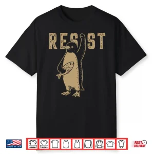 Resist Penguin Against Trump Shirt
