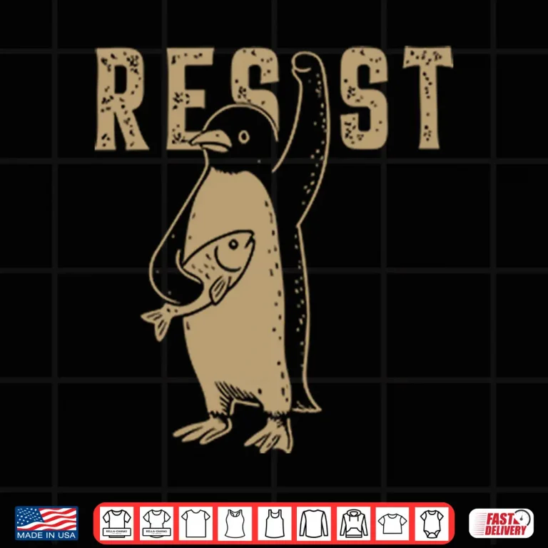 Design Resist Penguin Against Trump Shirt