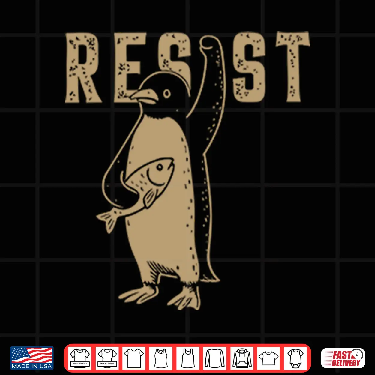 Resist Penguin Against Trump Shirt Resist Penguin Against Trump Shirt