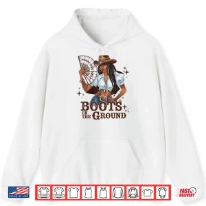Hoodie Boots On The Ground Linedance Shirt