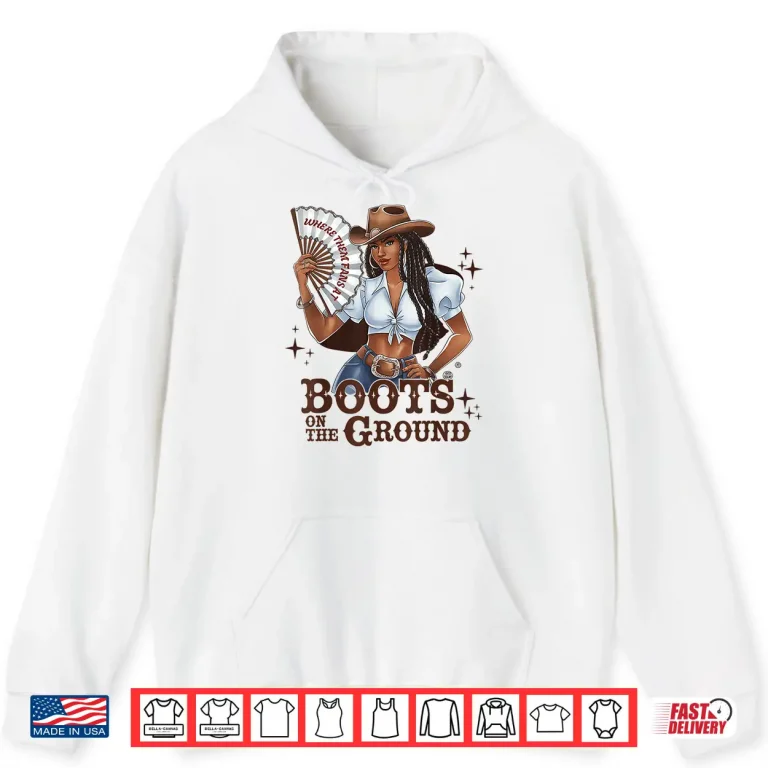 Hoodie Boots On The Ground Linedance Shirt