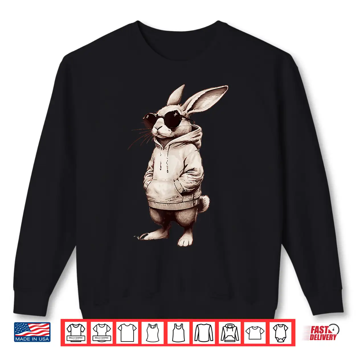 Bunny Face With Sunglasses Easter Day Shirt Bunny Face With Sunglasses Easter Day Shirt