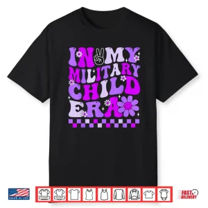 Purple Up For Military Kids In My Military Child Era Month Shirt