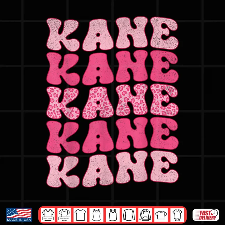 Design Retro Kane First Name Personalized Kane Groovy Vintage Shirt