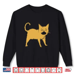 Sweatshirt Horrible Japanese Cat Shirt