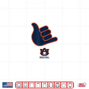 Design Auburn Basketball Hand Sign Auburn Tigers Shirt