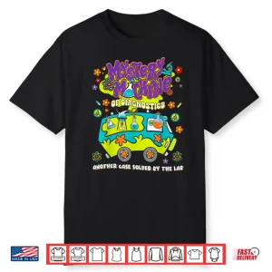 Mystery Machine Of Diagnostics Lab Week 2025 Med Lab Tech Shirt