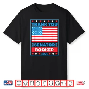Thank You Senator Cory Booker 25 Hours And 5 Minutes Shirt