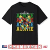 Autism Auntie Puzzle Coquette Bow Autism Awareness Aunt Shirt