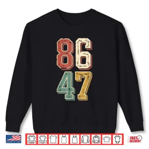 Sweatshirt 8647 retro 86 47 Shirt