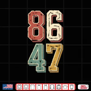 Design 8647 retro 86 47 Shirt