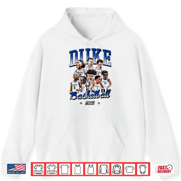 Hoodie Duke Mens Basketball Bobblehead March Madness Shirt