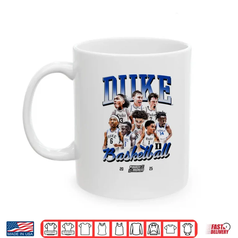Mug Duke Mens Basketball Bobblehead March Madness Shirt