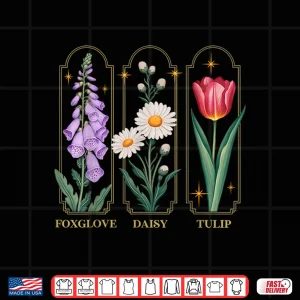 Design Foxglove Daisy Tulip Floral Shirt