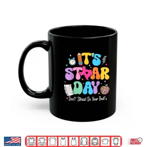 Mug Groovy Its Staar Day Dont Stress Do Your Best Test Day Kid Shirt