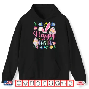 Hoodie Happy Easter Bunny Spring Easter Egg Easter Shirts For Women Shirt