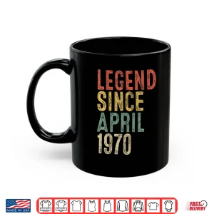 Mug Legend 1970 55th Birthday Gifts for Men Women 55 Year Old Shirt