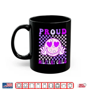 Mug Purple Up For Military Kids Proud Military Child Month Shirt