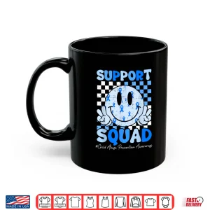 Mug Support Squad Child Abuse Prevention Awareness Smile Face Shirt