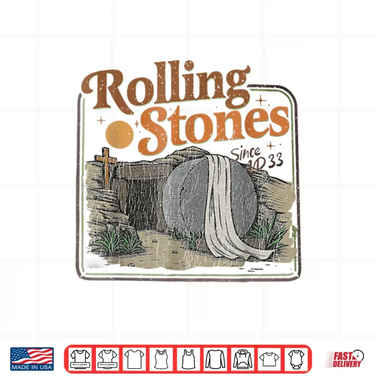 Design The Stone Was Rolled Away He Is Alive Christian Easter Shirt