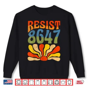 Sweatshirt Vintage 86 47 Resist Flower Women President Shirt
