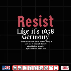 Design Womens Resist Like Its 1938 Germany Shirt